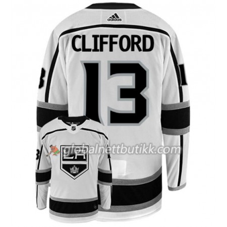 Los Angeles Kings Hockeydrakt KYLE CLIFFORD 13 Hvit Adidas Authentic - Herre